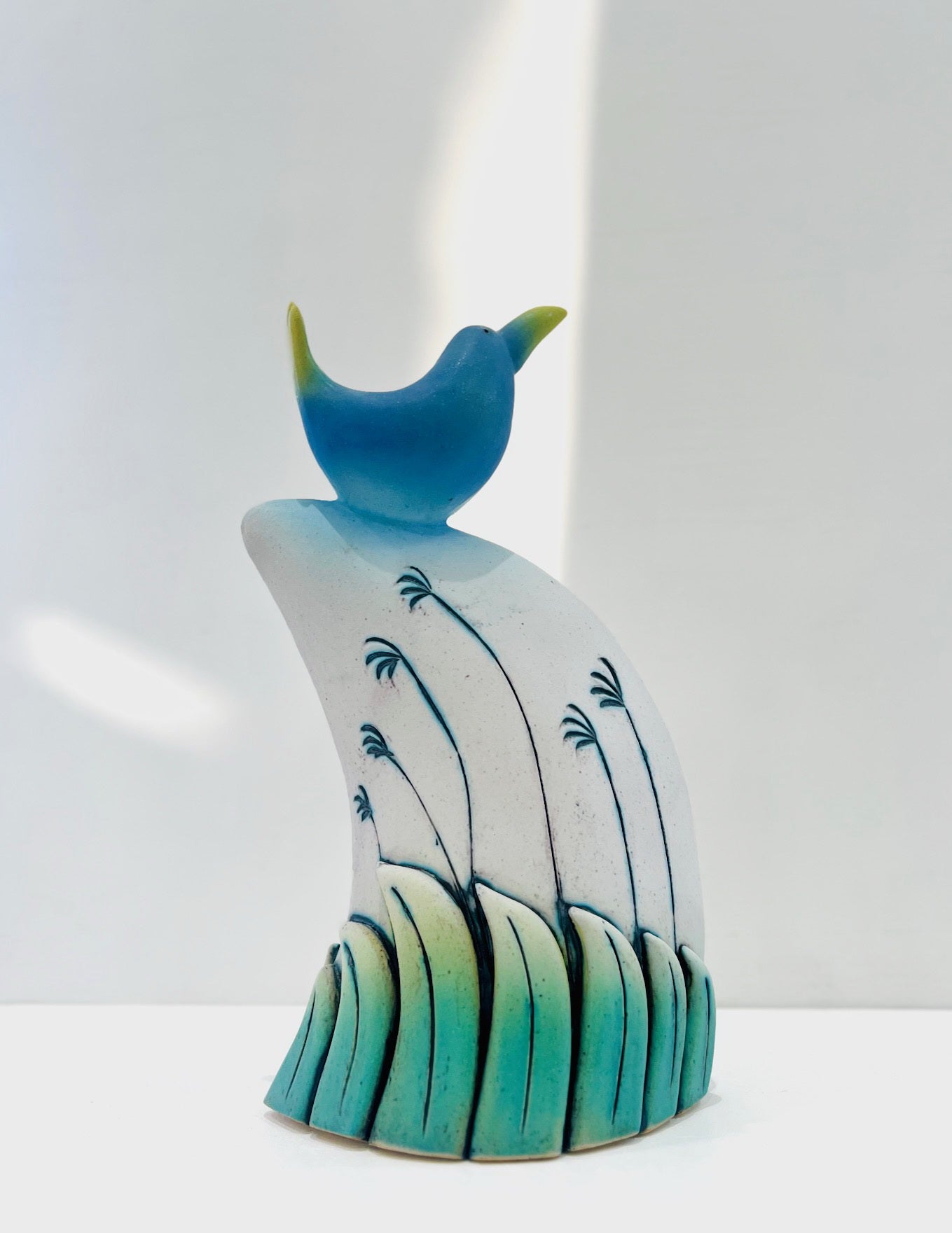 Blue Bird in the Meadow I