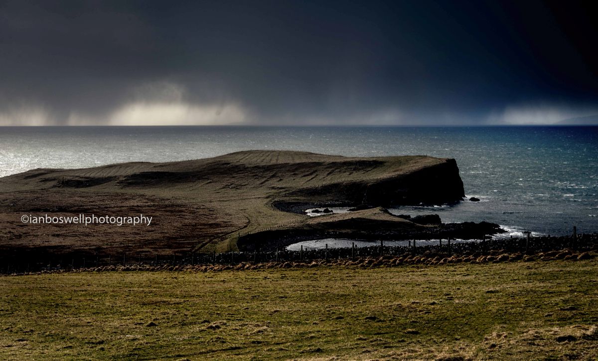 Squall approaching Waternish, Skye