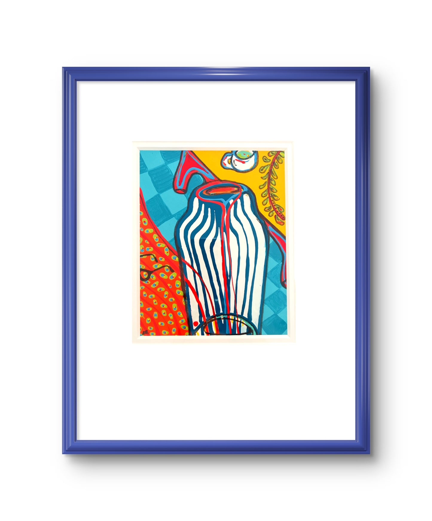 Striped vase