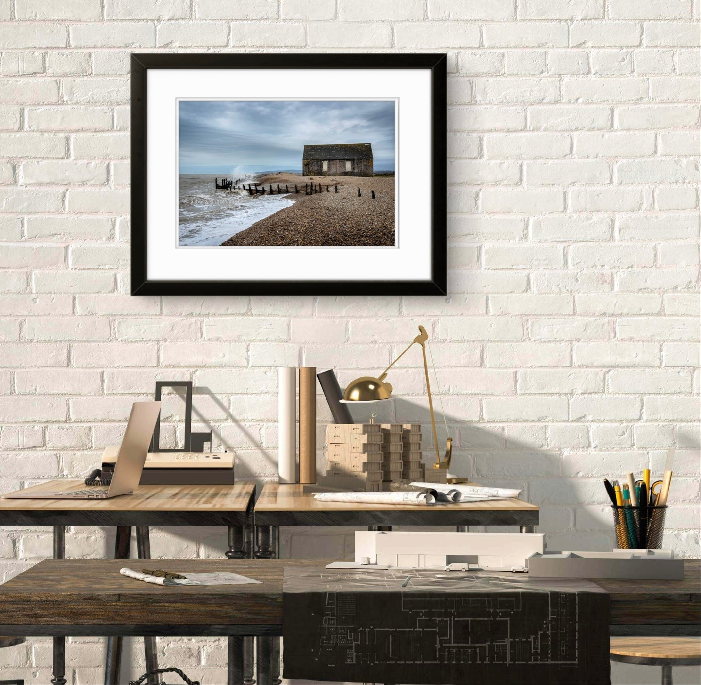 Mary Stanford Lifeboat House, Rye Harbour (framed)