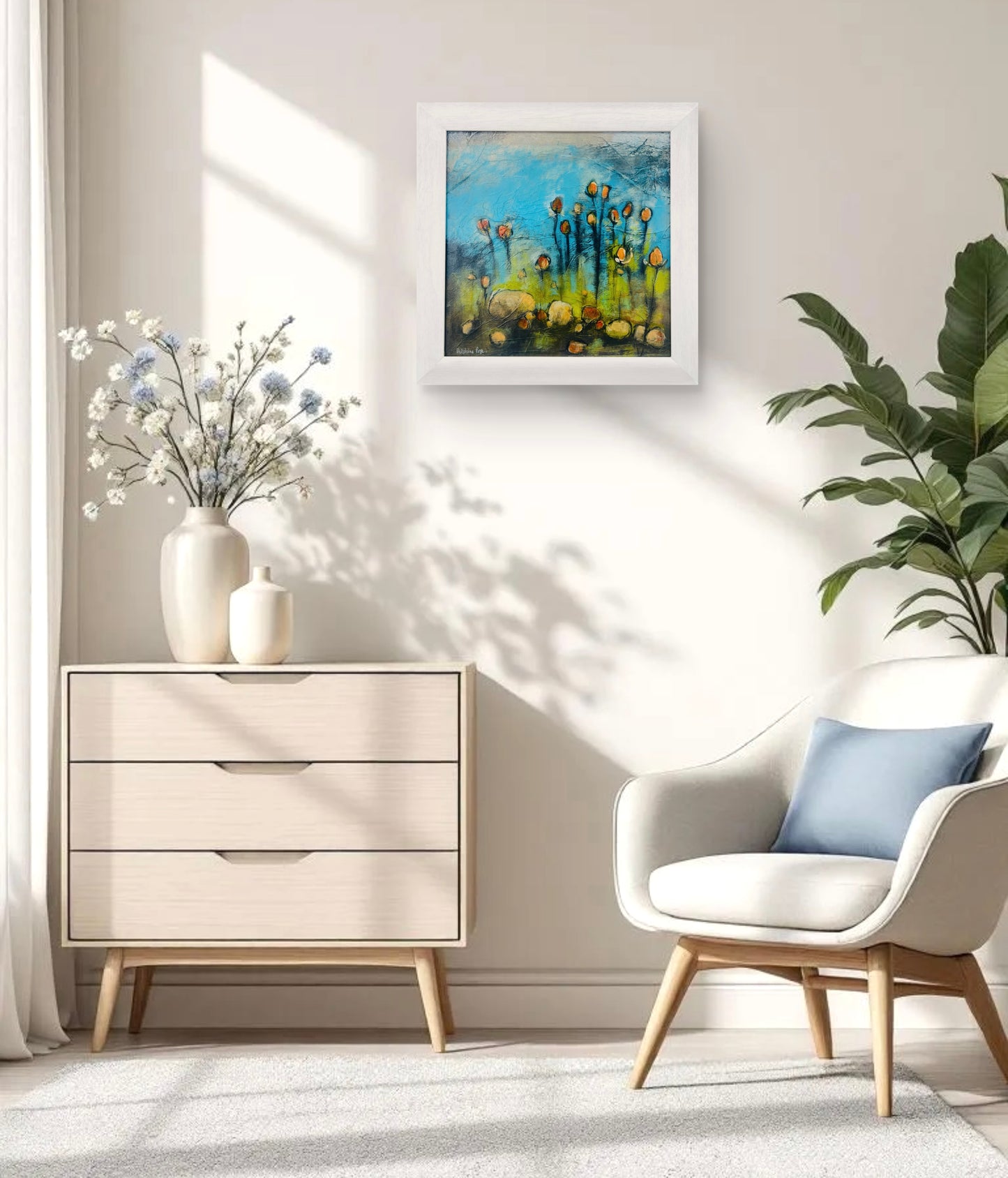 Orange Against the Blue