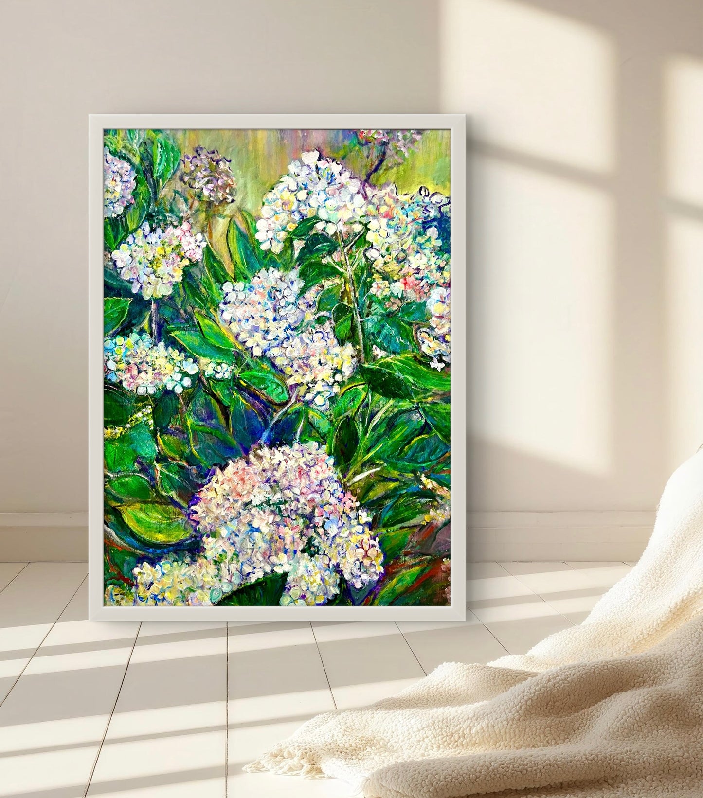 White Hydrangeas