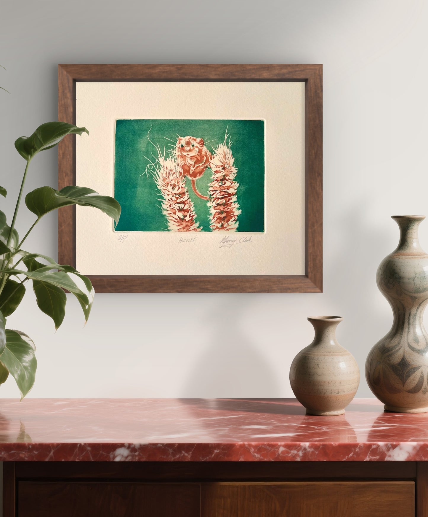Harvest (Framed Etching)