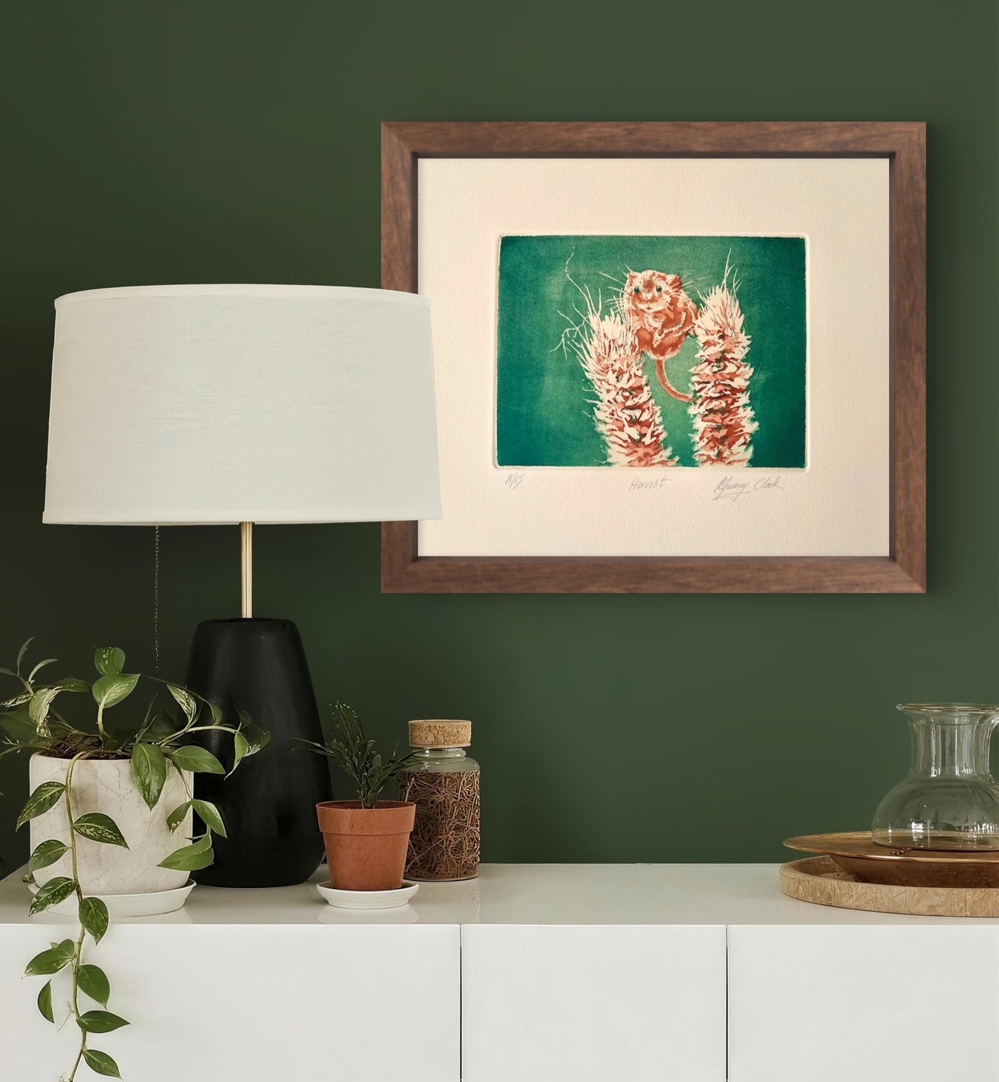 Harvest (Framed Etching)