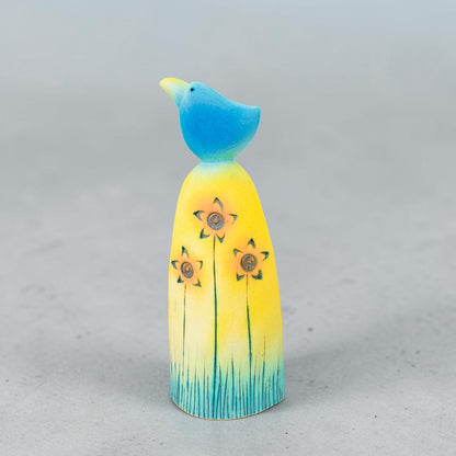 Blue Bird in a Sunny Garden (Medium)