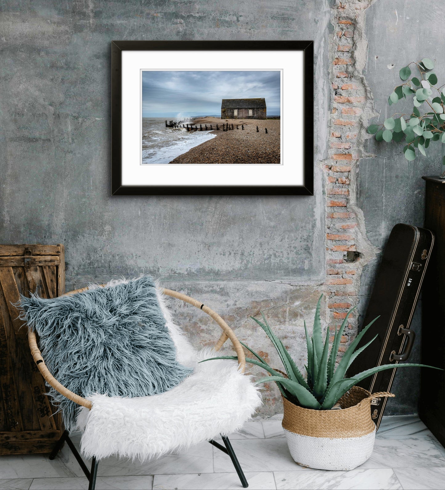 Mary Stanford Lifeboat House, Rye Harbour (framed)