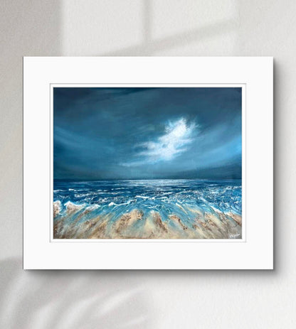 Stormy Sandymouth (large print)