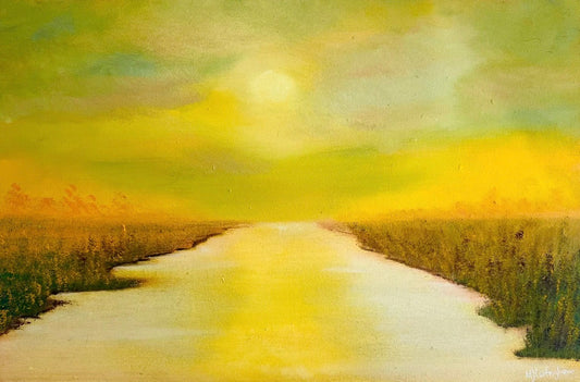 Sunset on the Rother