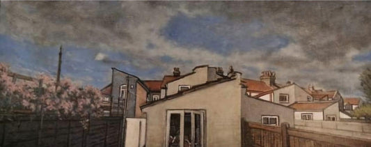 Rear view of my house
