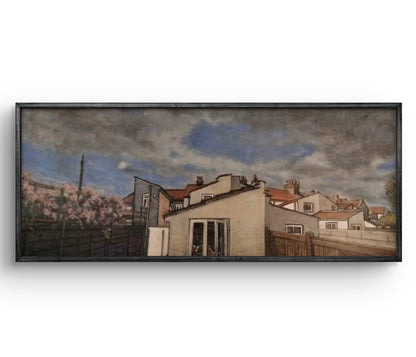Rear view of my house