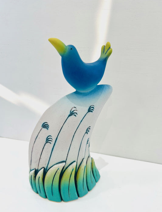Blue Bird in the Meadow I