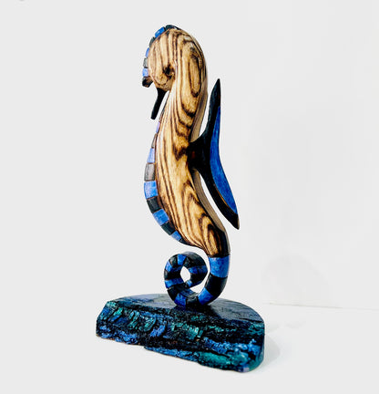 Sea Horse with Blue design