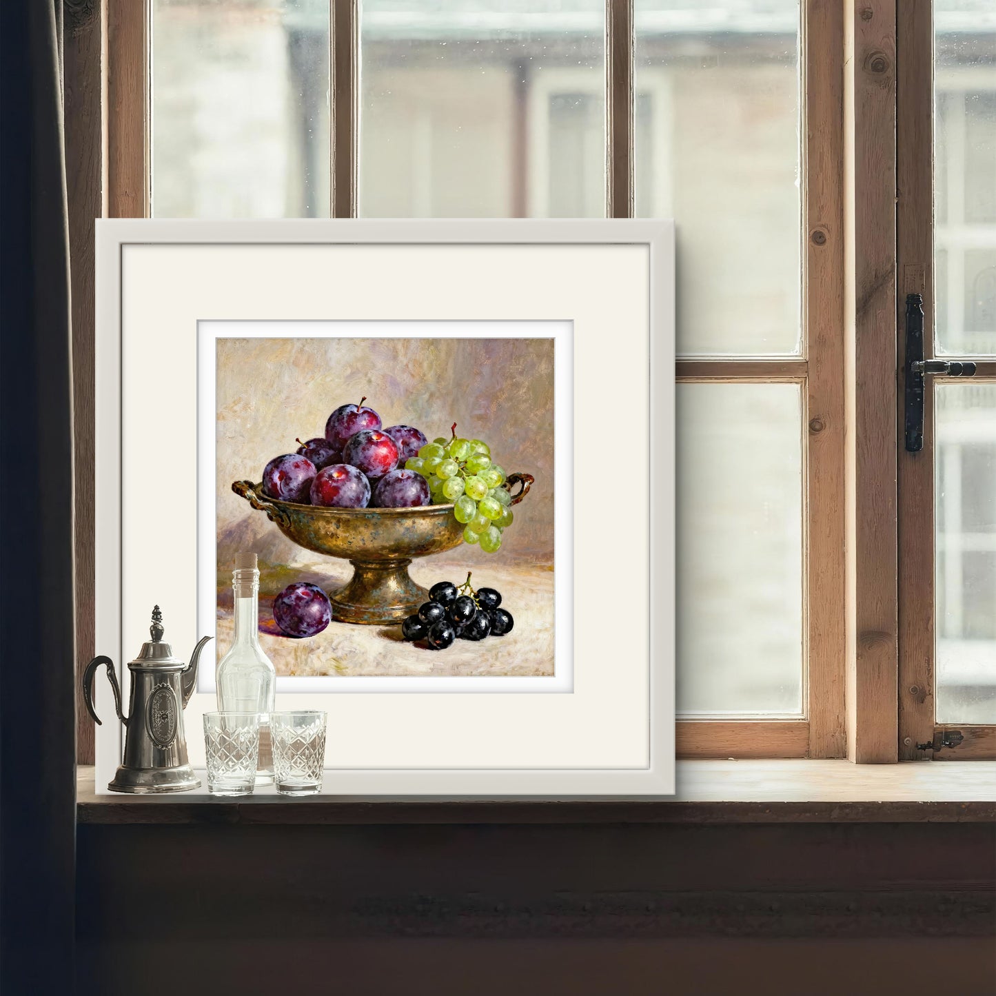 Plums & Grapes