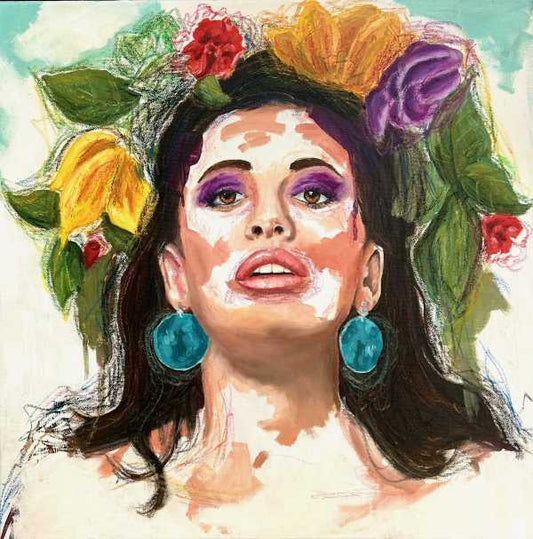 A Flower in her hair