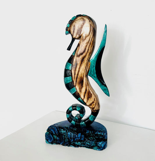 Sea Horse with Green design