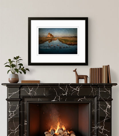 Isolated church, Romney Marsh