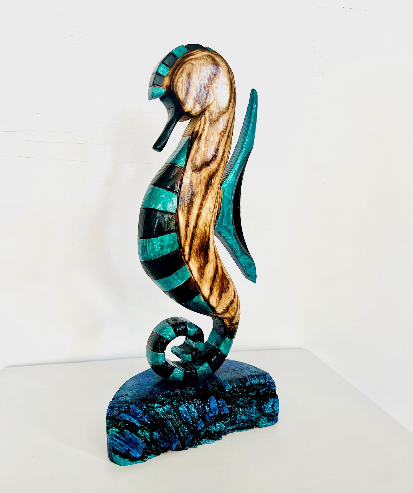Sea Horse with Green design