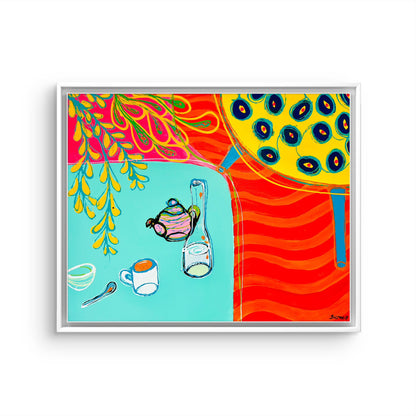 Pink and two Teapots