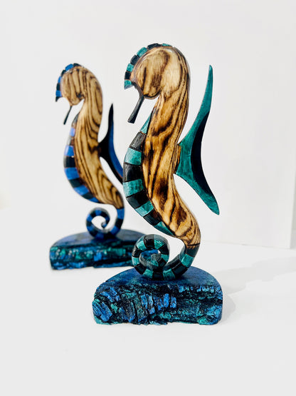 Sea Horse with Green design