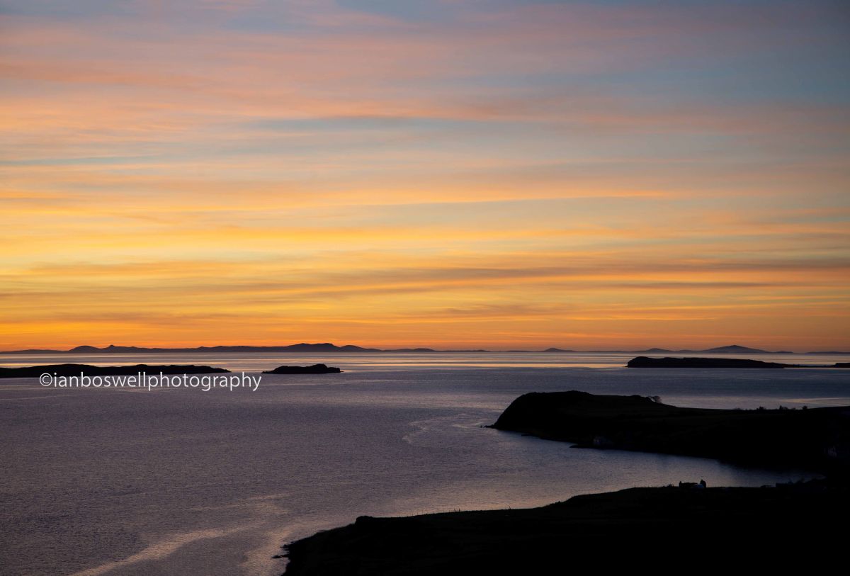 Sunset from Lusta, Skye