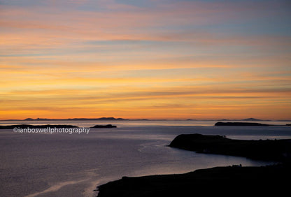 Sunset from Lusta, Skye