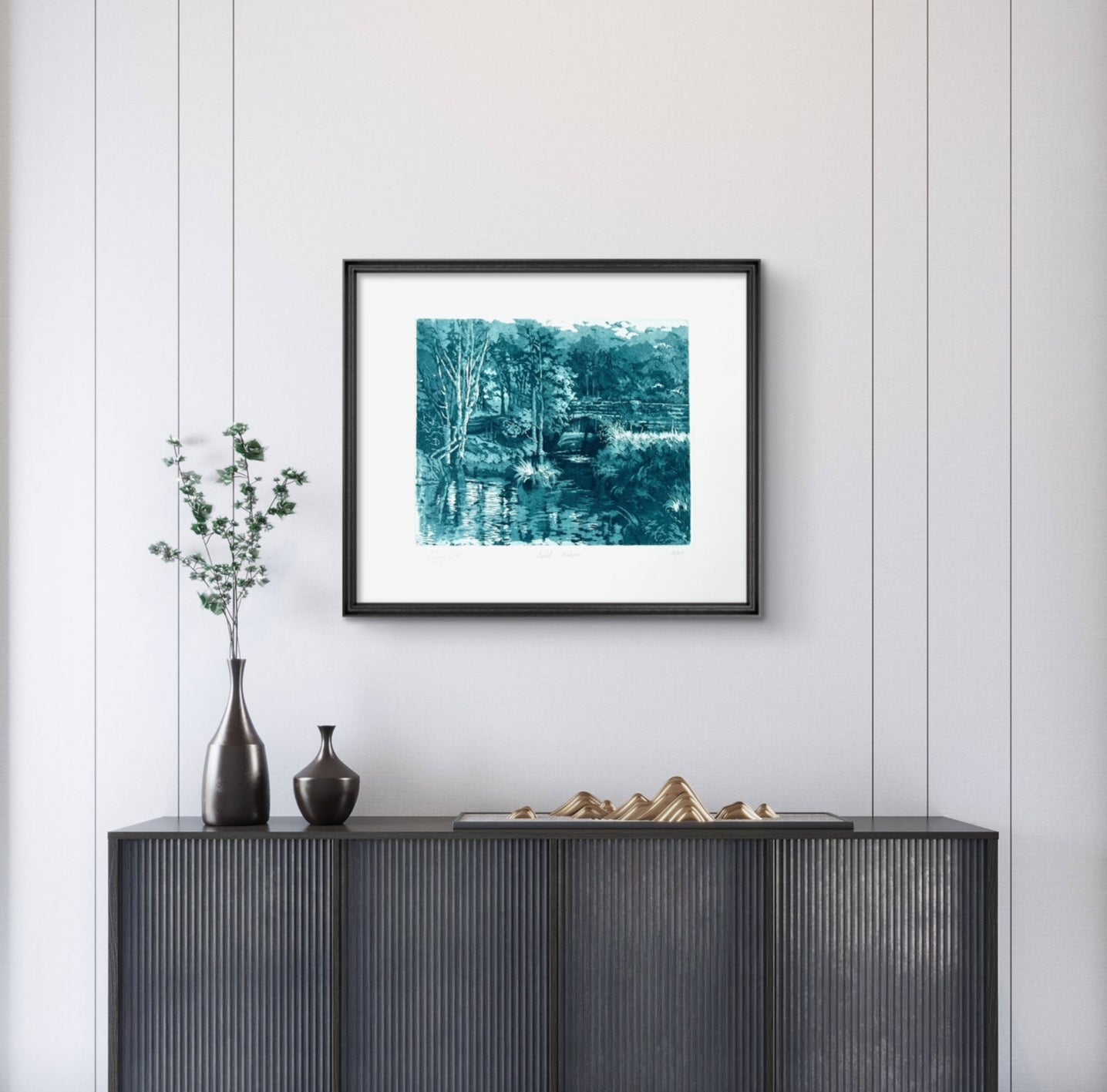 Laskill  (Framed Etching)