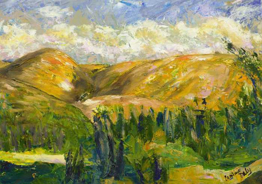 Sunset at Kirknewton