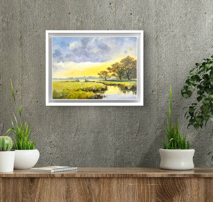 Lower Higham from the Marshes