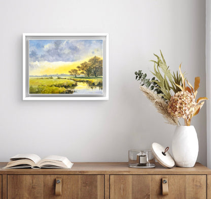 Lower Higham from the Marshes