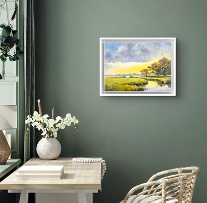 Lower Higham from the Marshes