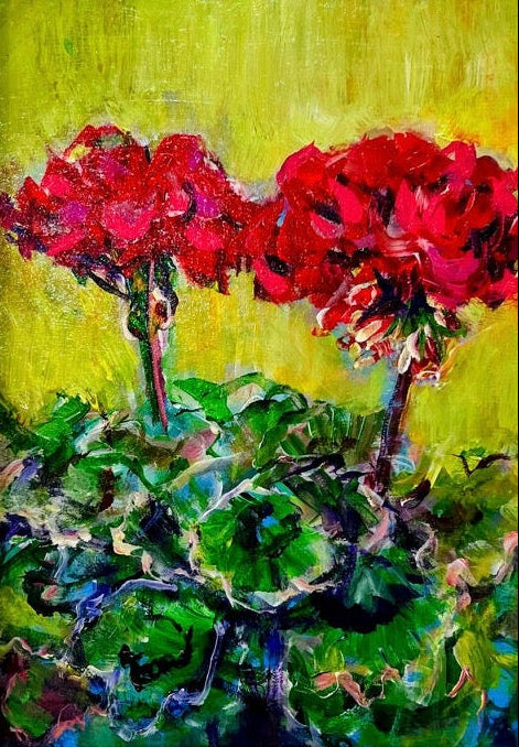 Red Geraniums