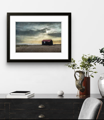 Norton's Hut, Rye Harbour (framed)