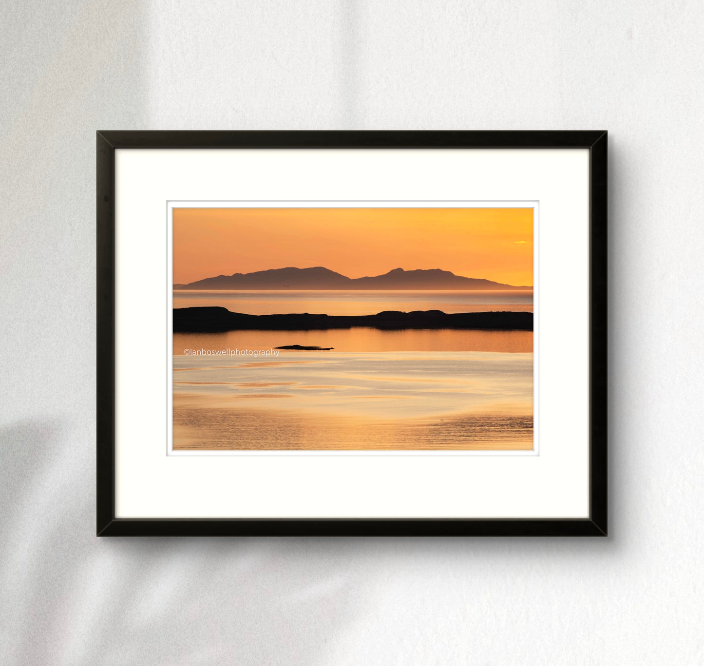 Orange sunset, Waternish, Skye