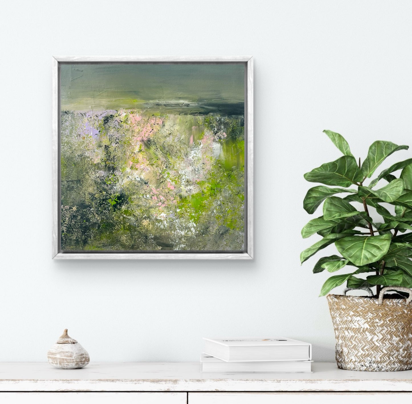 Wildflowers under the dark Sky