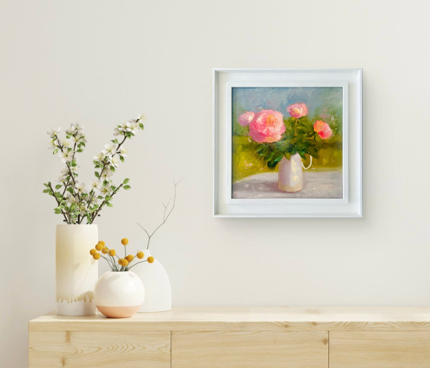 Peachy Peonies