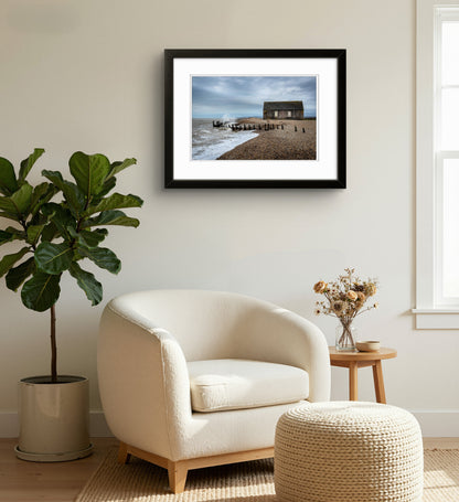 Mary Stanford Lifeboat House, Rye Harbour (framed)