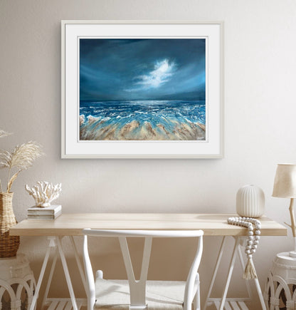 Stormy Sandymouth (large print)
