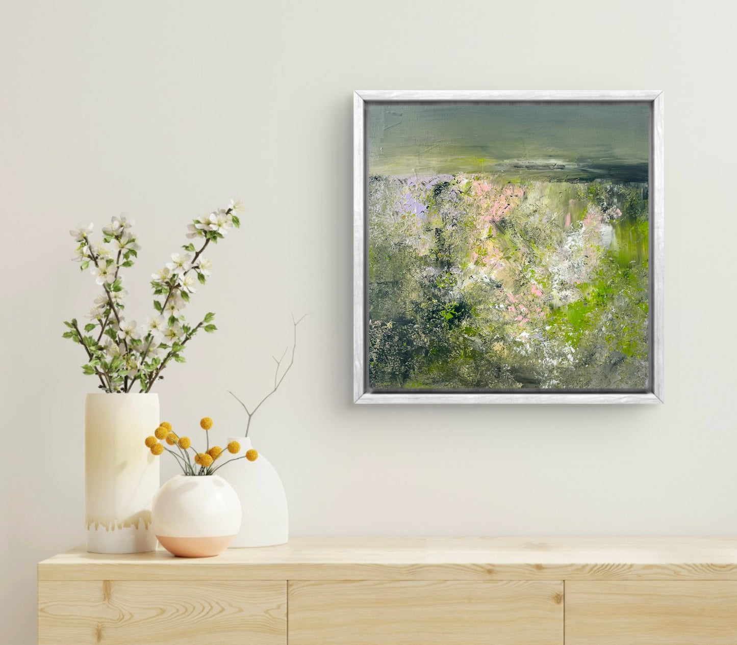 Wildflowers under the dark Sky