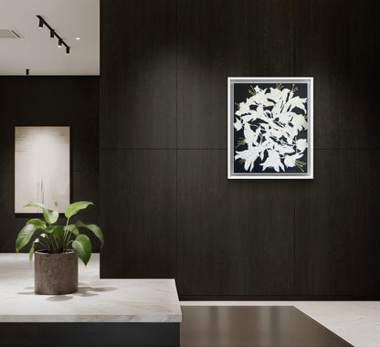 Lilies Black + White