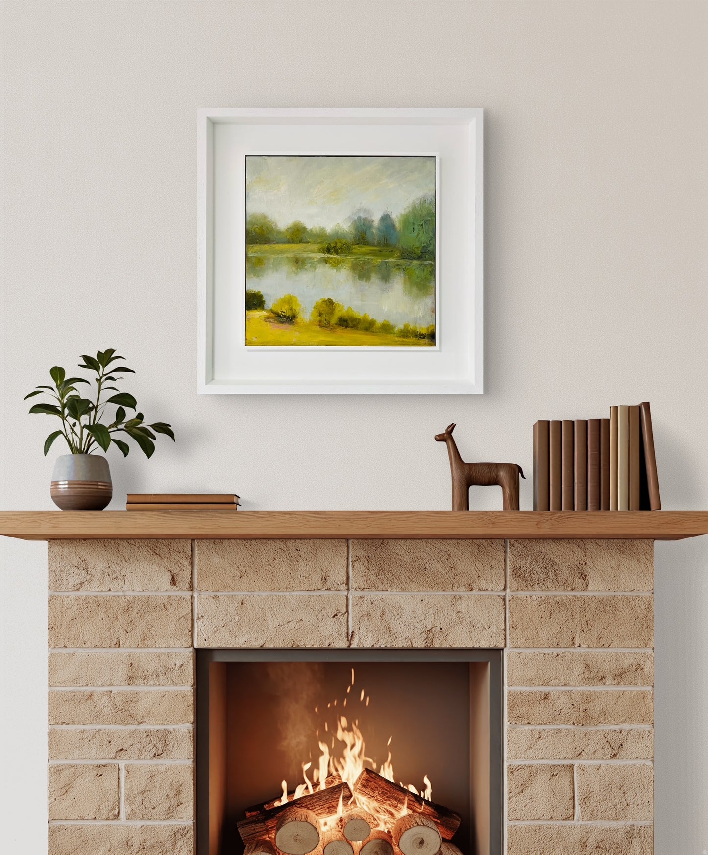 Infront of the Fishing Lodge