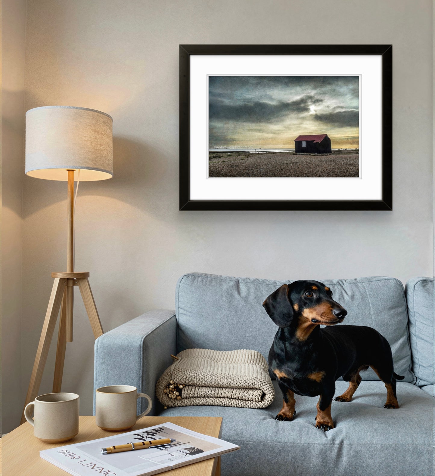 Norton's Hut, Rye Harbour (framed)