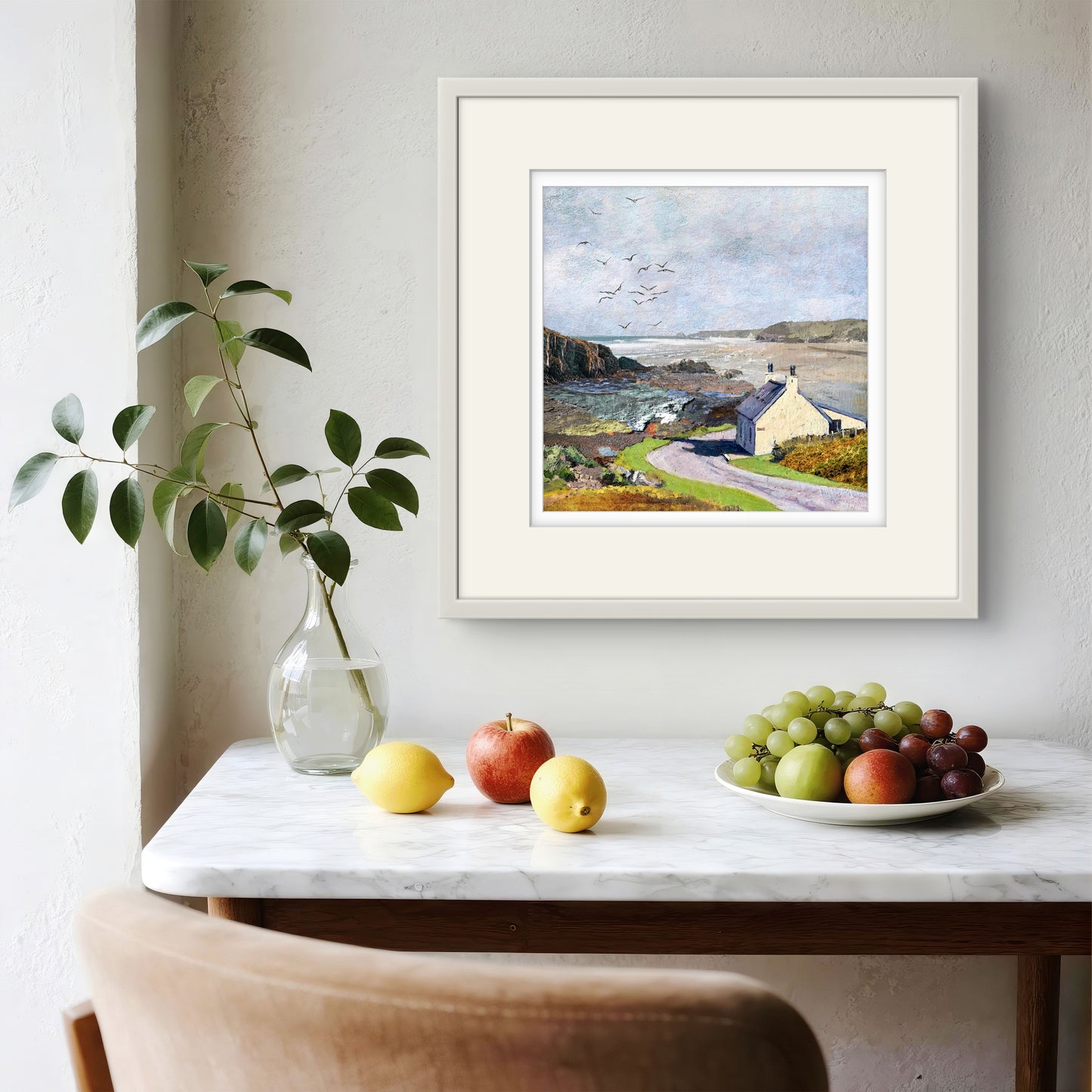 Gull Cottage (framed)