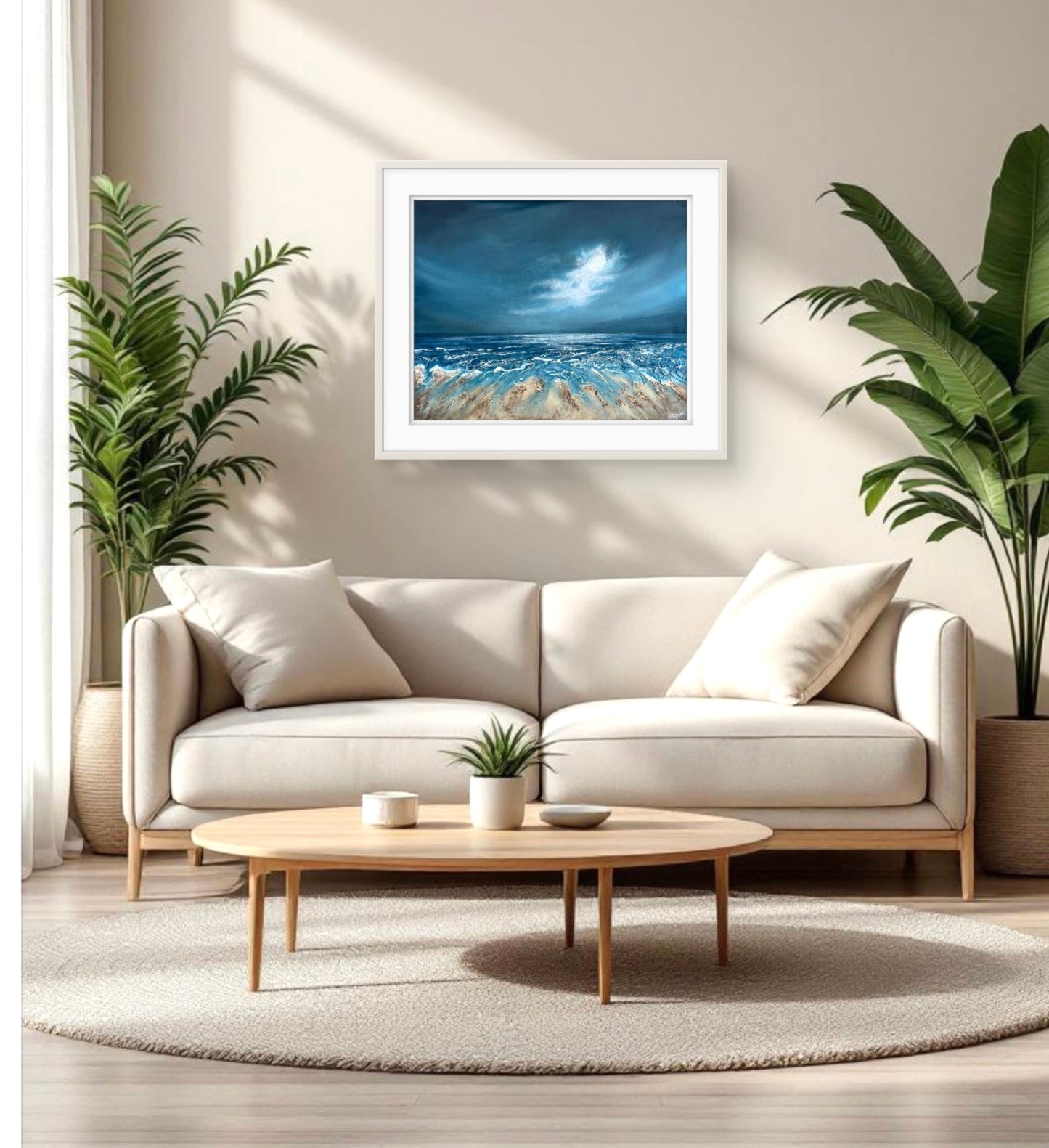 Stormy Sandymouth (large print)