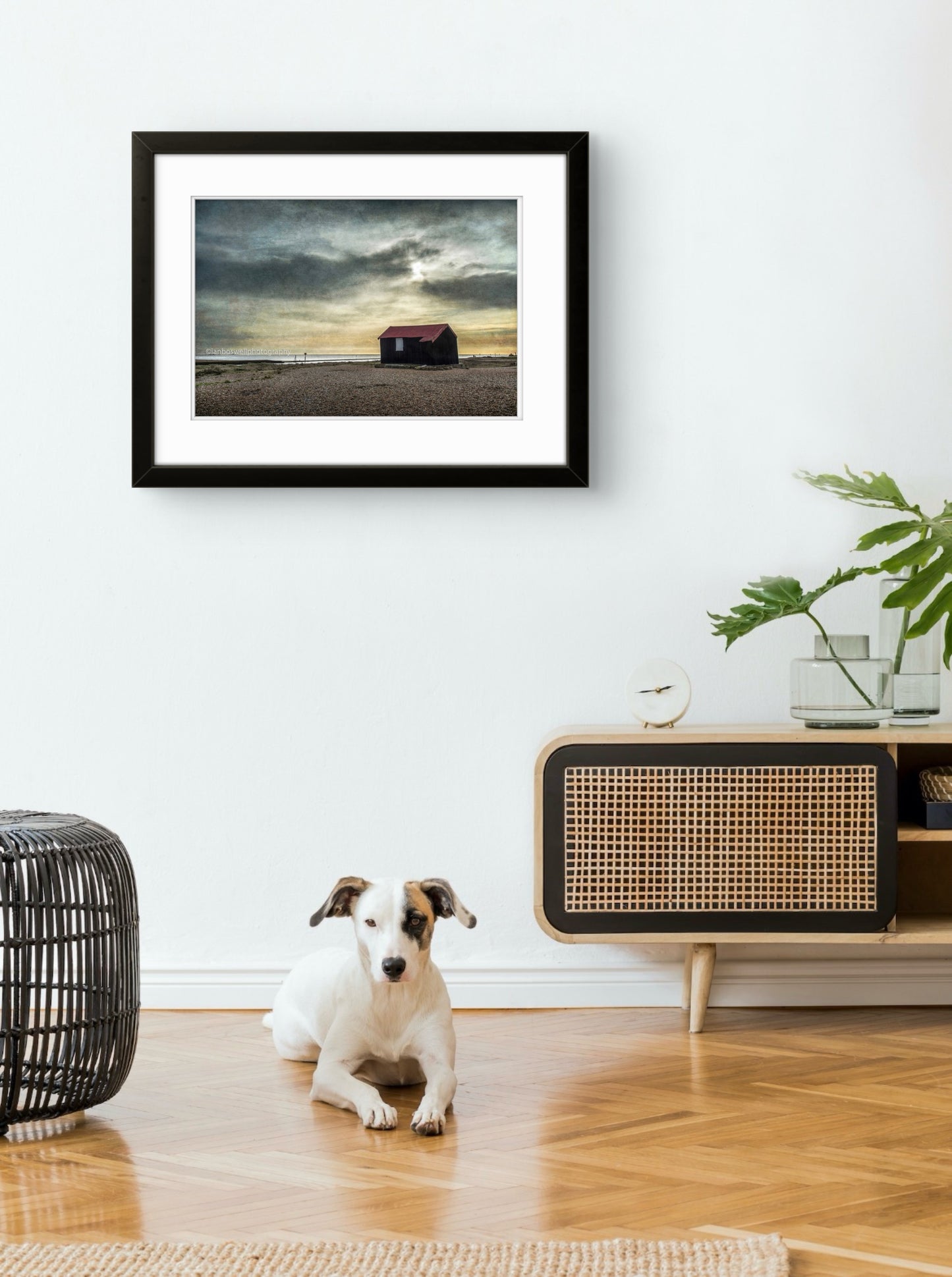 Norton's Hut, Rye Harbour (framed)