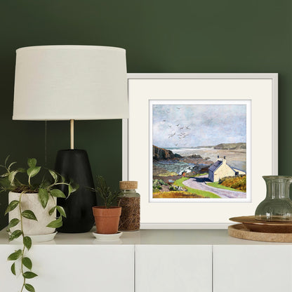 Gull Cottage (framed)