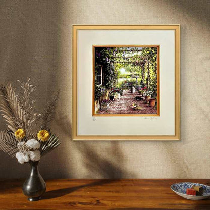 Flossie in the Conservatory (Giclée print)
