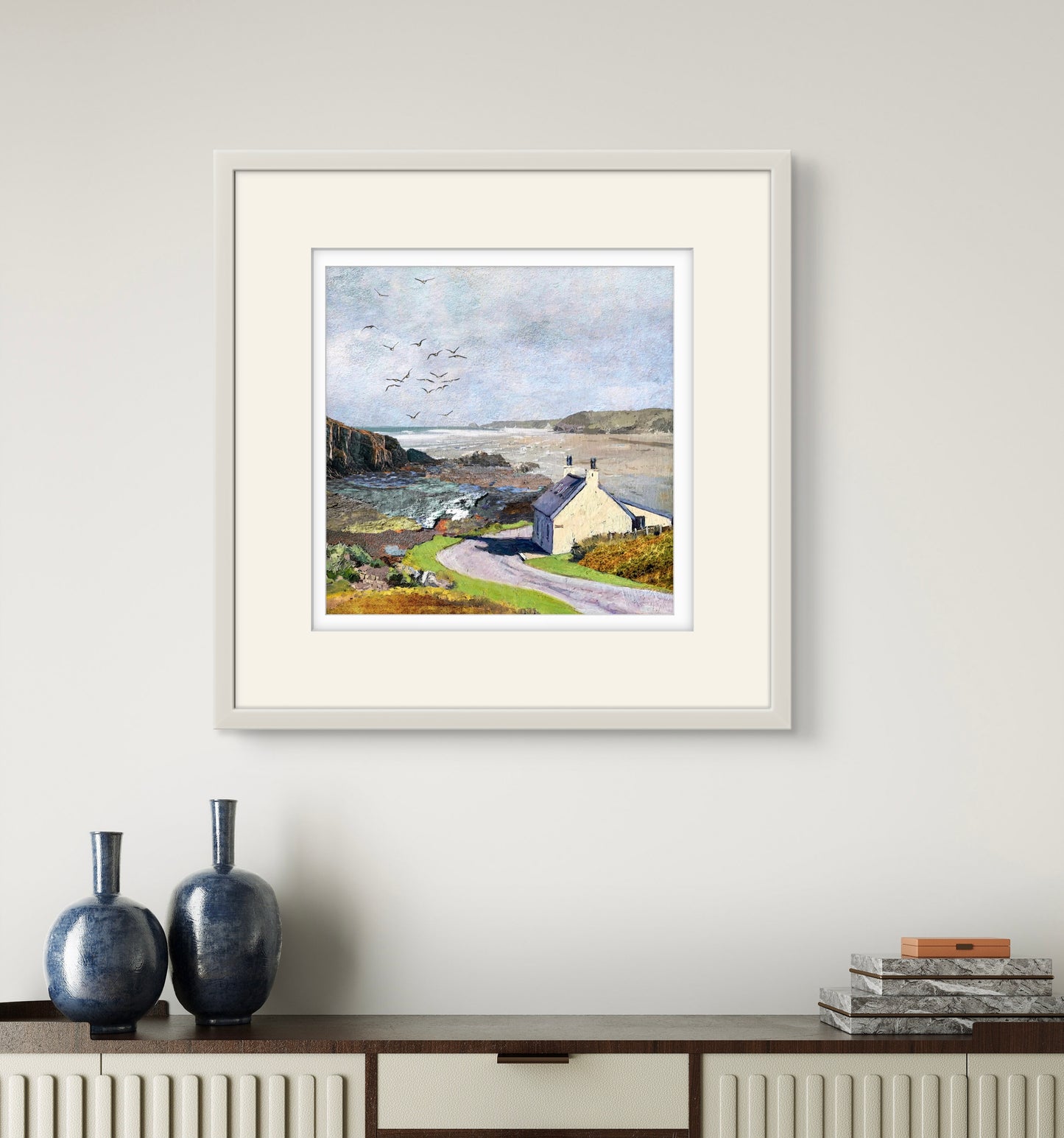 Gull Cottage (framed)