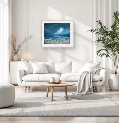 Stormy Sandymouth (large print)