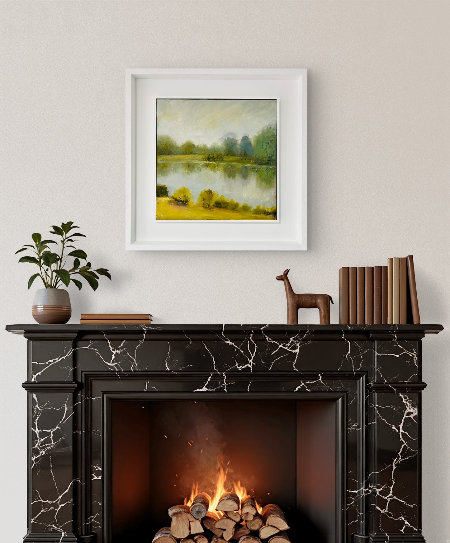 Infront of the Fishing Lodge