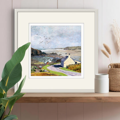 Gull Cottage (framed)